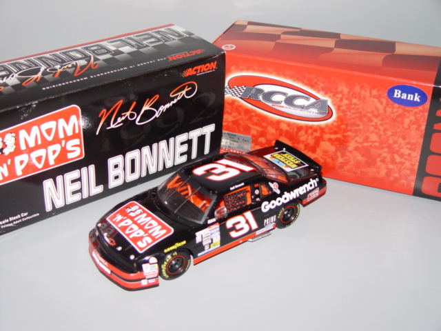 2000 Neil Bonnett NASCAR Diecast 31 Mon Pops 1992 CWC 1:24 Action ARC 1