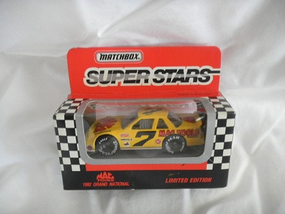 1992 Harry Gant NASCAR Diecast 7 MAC Tools CWC 1:64 Matchbox Super Stars 1