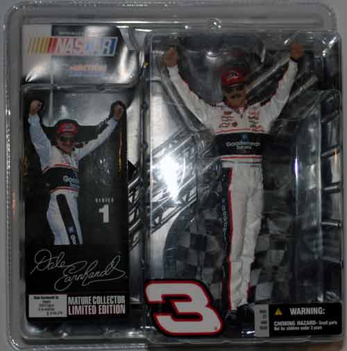 2003 Dale Earnhardt Sr NASCAR Diecast 3 Legacy Figurine Series 1 McFarlane Legacy Numbered 1