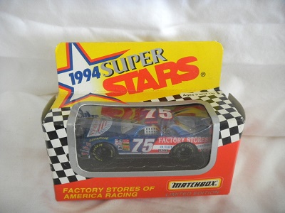 1994 Todd Bodine NASCAR Diecast 75 Factory Stores Outlet CWC 1:64 Matchbox Super Stars 1