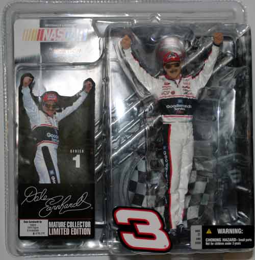 2003 Dale Earnhardt Sr NASCAR Diecast 3 Legacy Figurine Series 1 McFarlane Legacy Numbered 1