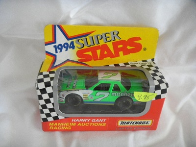 1994 Harry Gant NASCAR Diecast 7 Manheim Auctions CWC 1:64 Matchbox Super Star 1