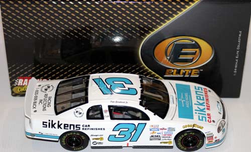 1999 Dale Earnhardt Jr NASCAR Diecast 31 Sikkens White 1997 CWC 1:24 Action RCCA Elite 1