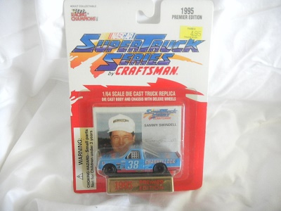 1995 Sammy Swindell NASCAR Diecast 38 Channellock Truck Supertruck 1:64 Racing Champions Premier 1