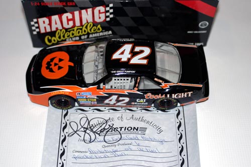 1995 Kyle Petty NASCAR Diecast 42 Pumpkin Halloween CWC 1:24 Action RCCA Club Car 1