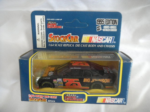 1995 Kirk Shelmerdine NASCAR Diecast 25 Big Johnson CWC 1:64 Racing Champions 1995 Edition 1