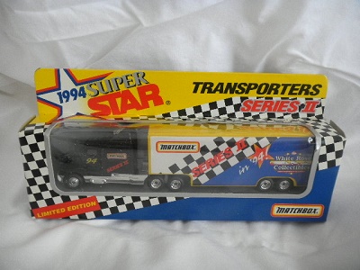 1994 NASCAR Diecast 94 White Rose Hauler Transporter 1:87 Matchbox Super Star 1