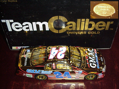 2001 Ricky Hendrick NASCAR Diecast 24 GMAC CWC 1:24 Team Caliber Owners Gold 1