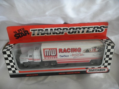 1993 Terry Labonte NASCAR Diecast 14 MW Windows Hauler 1:87 Matchbox Super Star 1