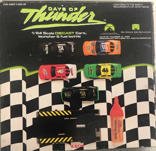1990 NASCAR Diecast Days Of Thunder Launcher Fuel 5 CWC Set 1:64 Action 2