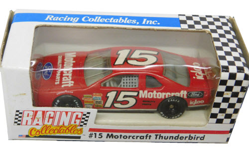 1991 Geoff Bodine NASCAR Diecast 15 Motorcraft Red CWC 1:64 Revell RCCA 1