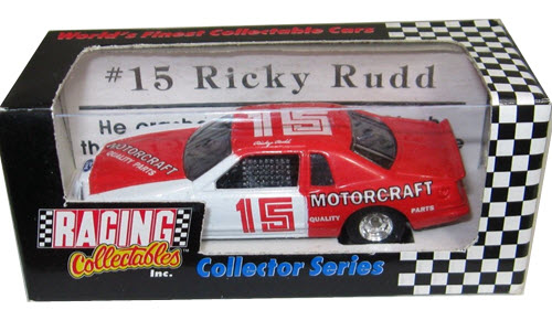 1991 Ricky Rudd NASCAR Diecast 15 Motorcraft CWC 1:64 Action RCCA Collector Series 1