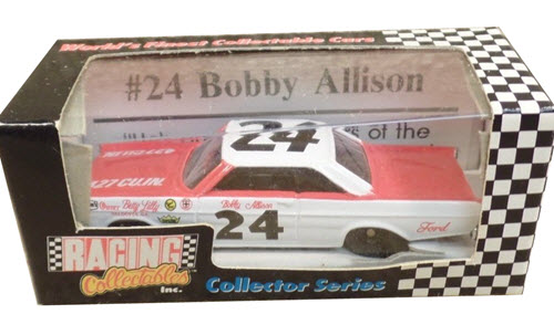 1992 Bobby Allison NASCAR Diecast 24 Betty Lilly 1963 Ford CWC 1:64 Action RCCA Collector Series 1