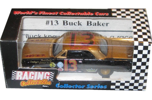 1992 Buck Baker NASCAR Diecast 13 Smokeys Garage 1963 Chevy CWC 1:64 Action RCCA Collector Series 1