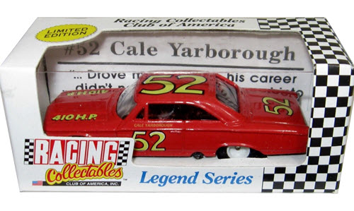 1992 Cale Yarborough NASCAR Diecast 52 Big Red 1963 Ford CWC 1:64 Action RCCA Legend Series 1