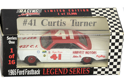 1992 Curtis Turner NASCAR Diecast 41 Harvest Motors 1965 Ford CWC 1:64 Action RCCA Legend Series 1