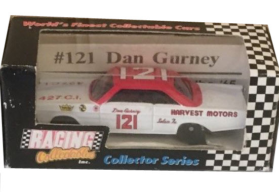 1992 Dan Gurney NASCAR Diecast 121 Harvest Motors 1965 Ford CWC 1:64 Action RCCA Collector Series 1