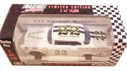 1992 Fireball Roberts NASCAR Deicast 22 Aken Mitchell 1957 CWC 1:64 Action RCCA Legend Series 1