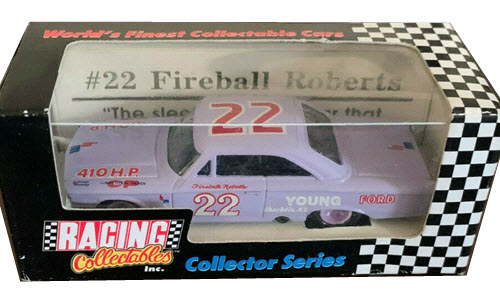 1992 Fireball Roberts NASCAR Deicast 22 Young Ford Light Purple 1963 CWC 1:64 Action RCCA Collector Series 1
