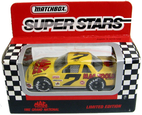 1992 Harry Gant NASCAR Diecast 7 MAC Tools CWC 1:64 Matchbox Super Stars 1