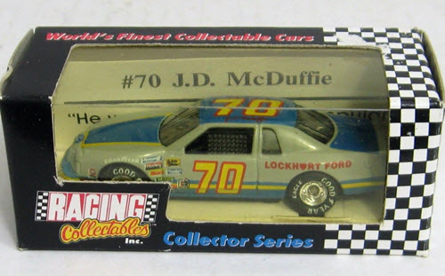1992 J D McDuffie NASCAR Diecast 70 Lockhart 1984 Ford CWC 1:64 Acrion RCCA Collector Series 1