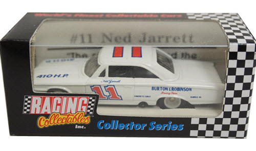 1992 Ned Jarrett NASCAR Diecast 11 Burton Robinson 1963 Ford CWC 1:64 Action RCCA Collector Series 1