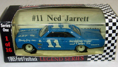 1992 Ned Jarrett NASCAR Diecast 11 Richmond Ford 1965 Ford CWC 1:64 Action RCCA Legend Series 1