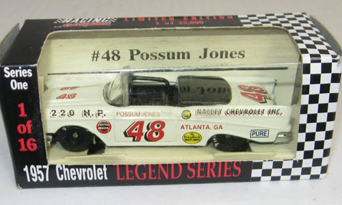 1992 Possum Jones NASCAR Diecast 48 Nalley 1957 Chevrolet Convertible CWC 1:64 Action RCCA Legend Series 1