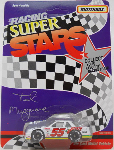 1992 Ted Musgrave NASCAR Diecast 55 Jasper CWC 1:64 Matchbox Super Stars 1