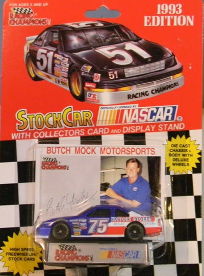 1993 Butch Mock NASCAR Diecast 75 Factory Stores CWC 1:64 Racing Champions 1993 Edition 1