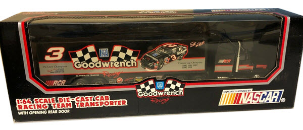 1993 Dale Earnhardt Sr NASCAR Diecast 3 GMGW GM Goodwrench Hauler Transporter 1:64 Racing Champions Goodwrench 1