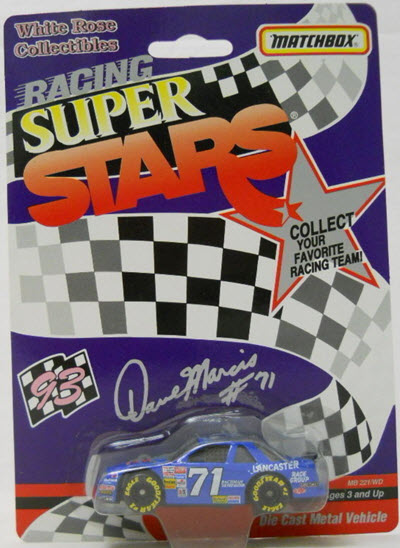 1993 Dave Marcis NASCAR Diecast 71 Lancaster CWC 1:64 Matchbox Super Stars 1