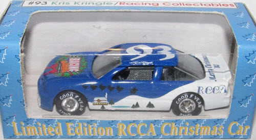 1993 Kris Kringle NASCAR Diecast 93 Holiday Merry Christmas CWC 1:64 Action RCCA 1