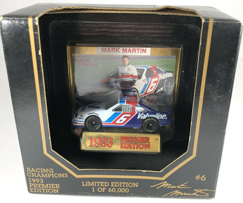 1993 Mark Martin NASCAR Diecast 6 Valvoline CWC 1:64 Racing Champions Premier 1