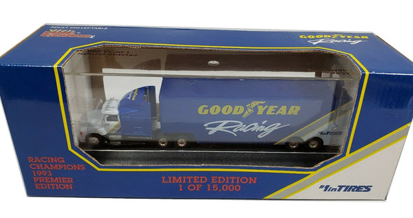 1993 NASCAR Diecast 1 Goodyear Hauler Transporter 1:87 Racing Champions Premier 1
