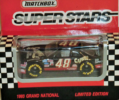 1993 Sterling Marlin NASCAR Diecast 48 Cappio CWC 1:64 Matchbox Super Stars 1