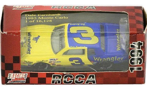 1994 Dale Earnhardt Sr NASCAR Diecast 3 Wrangler 1985 CWC 1:64 Action RCCA 1