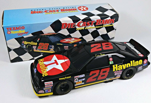 1994 Ernie Irvan NASCAR Diecast 28 Havoline BWB 1:24 Action COllectors Edition Bank 1