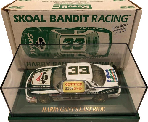 1994 Harry Gant NASCAR Diecast 33 Skoal CWC 1:24 Revell Fan Club Last Ride 1