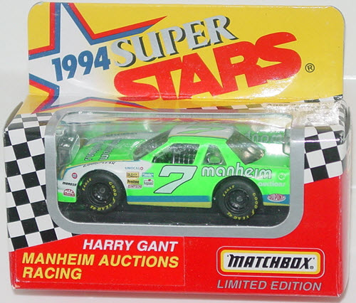 1994 Harry Gant NASCAR Diecast 7 Manheim Auctions CWC 1:64 Matchbox Super Star 1