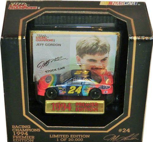 1994 Jeff Gordon NASCAR Diecast 24 DuPont CWC 1:64 Racing Champions Premier 1