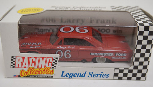 1994 Larry Frank NASCAR Diecast 06 Schwister Ford CWC 1:64 Action RCCA Legend Series 1