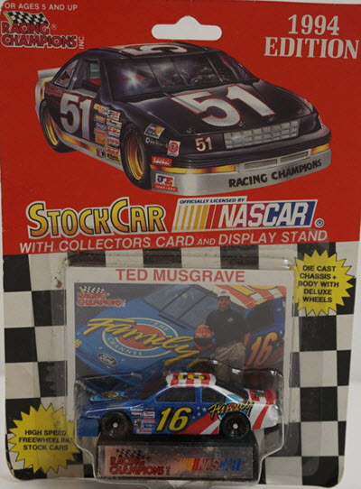 1994 Ted Musgrave NASCAR Diecast 16 Family Channel CWC 1:64 Racing Champions 1994 Edition 1
