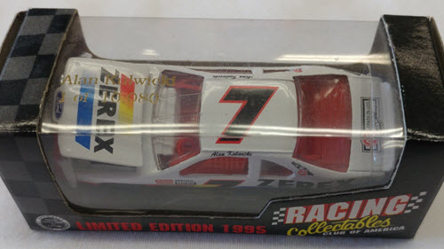 1995 Alan Kulwicki NASCAR Diecast 7 Zerex 1989 CWC 1:64 Action RCCA 1