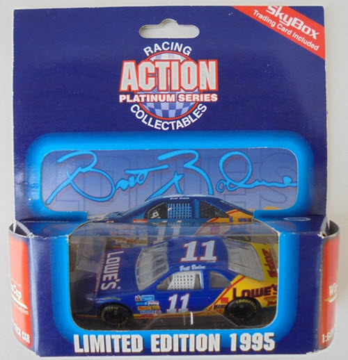 1995 Brett Bodine NASCAR Diecast 11 Lowes CWC 1:64 Action ARC Skybox 1
