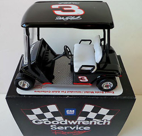1995 Dale Earnhardt Sr NASCAR Diecast 3 GM Goodwrench Golf Cart Bank 1:16 Action ARC Sports Image 1