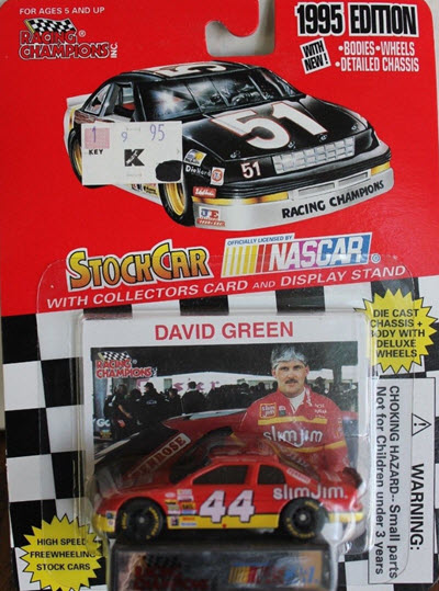 1995 David Green NASCAR Diecast 44 Slim Jim CWC 1:64 Racing Champions 1995 Edition 1