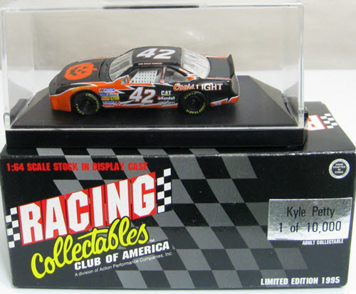 1995 Kyle Petty NASCAR Diecast 42 Pumpkin Halloween CWC 1:64 Action RCCA Club Car 1