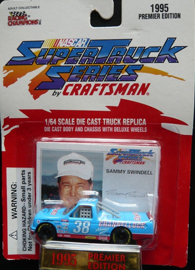 1995 Sammy Swindell NASCAR Diecast 38 Channellock Truck Supertruck 1:64 Racing Champions Premier 1