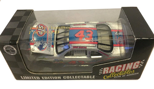 1996 Bobby Hamilton NASCAR Diecast 43 STP 25th Anniversary 1996 Silver CWC 1:64 Action RCCA Club Car 1